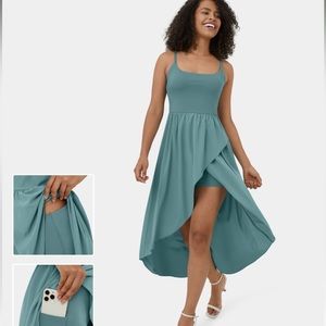 HALARA - NWT Breezeful™ Asymmetric Flowy Midi Quick Dry Casual Dress